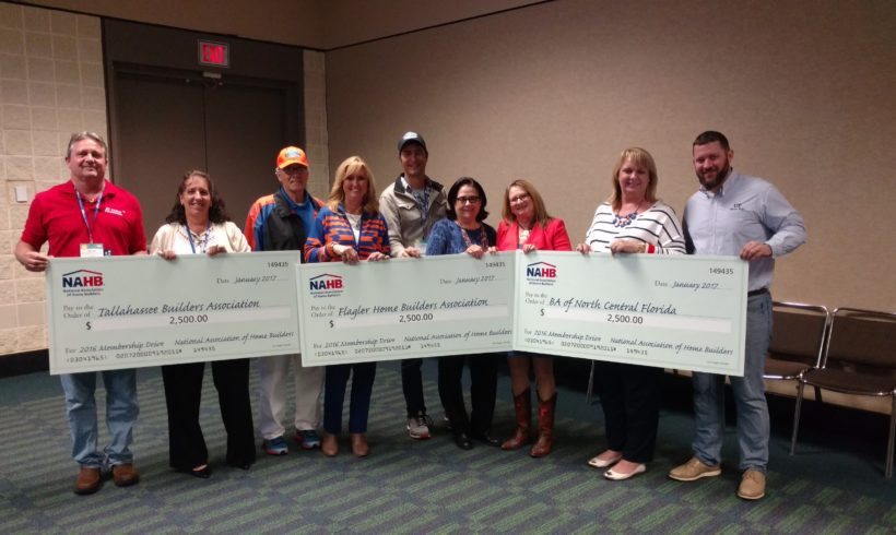 Congrats to the Florida NAHB Membership Drive Winners! Congrats to the Florida NAHB Membership Drive Winners!