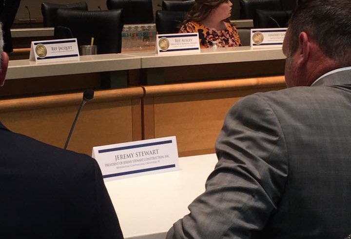 FHBA Immediate Past President Testifies Florida’s Lien Law FHBA Immediate Past President Testifies Florida’s Lien Law